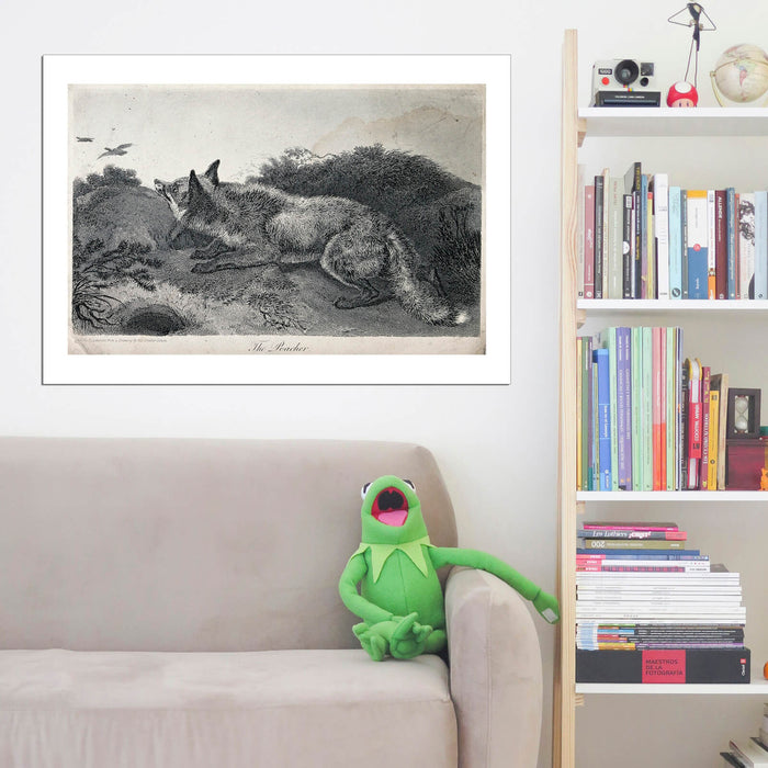 Edwin Landseer - A fox stalking ducks in the heath