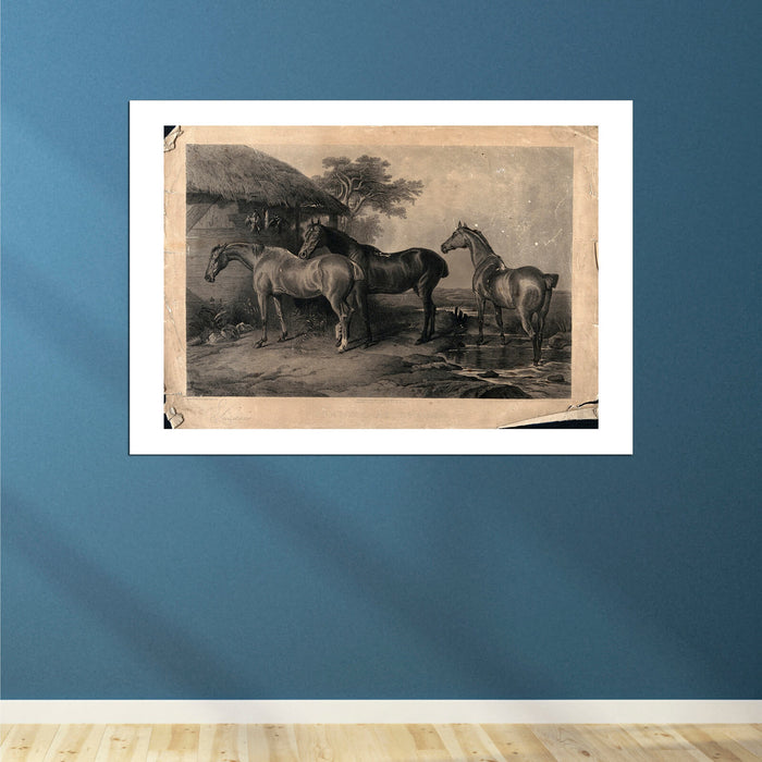 Edwin Landseer - Three horses