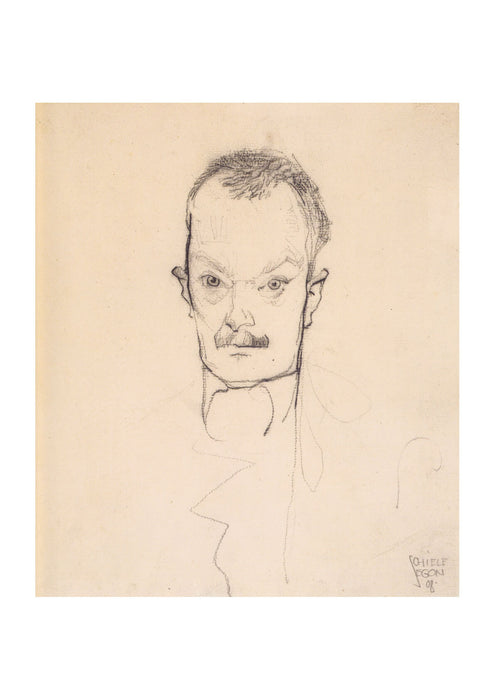 Egon Schiele - Arthur Roessler - 1910