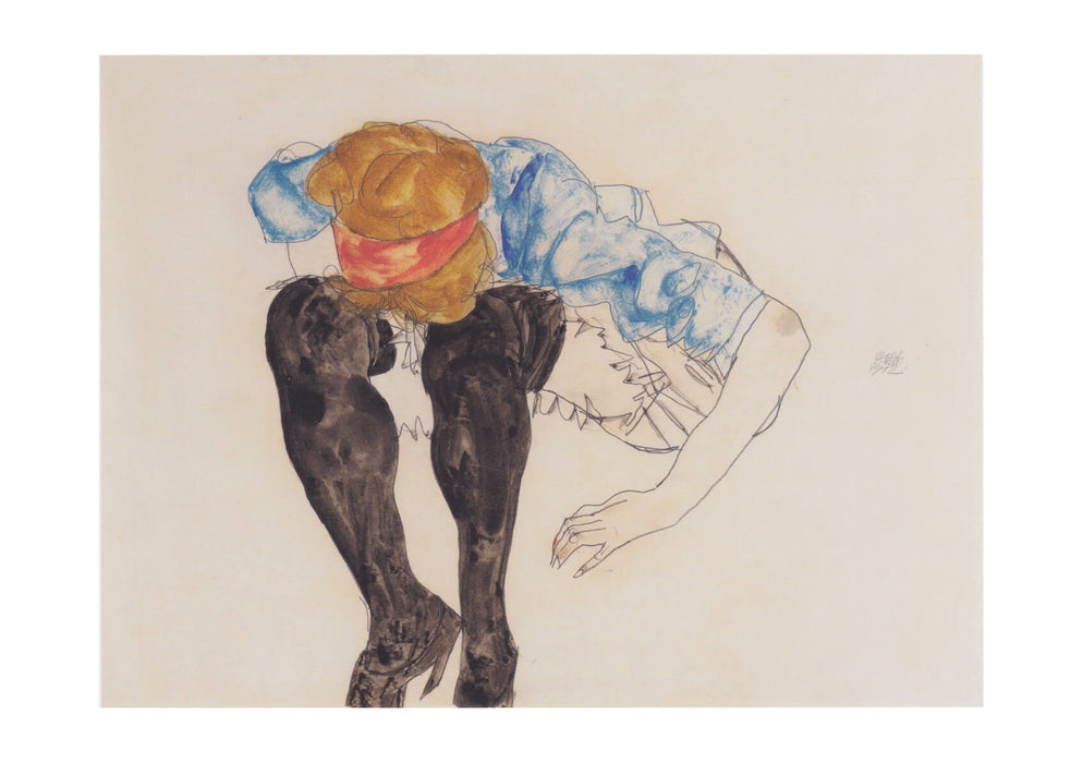 Egon Schiele - Blond Woman