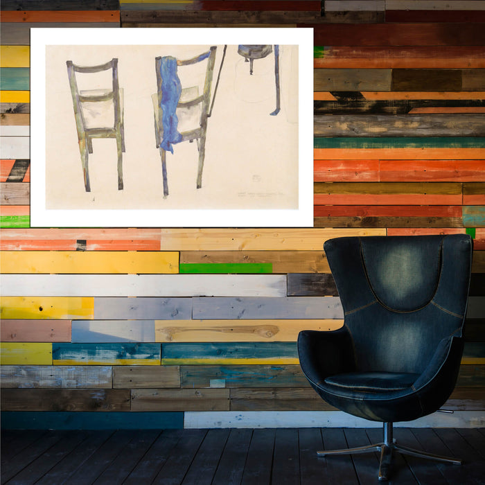 Egon Schiele - Chairs