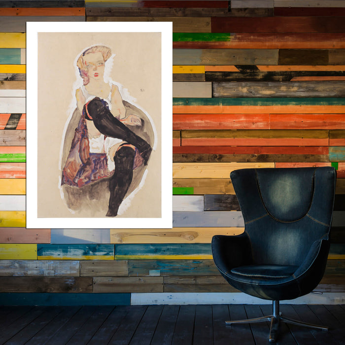 Egon Schiele - Crossed Legs