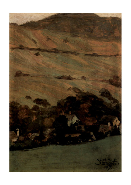 Egon Schiele - Hill Side