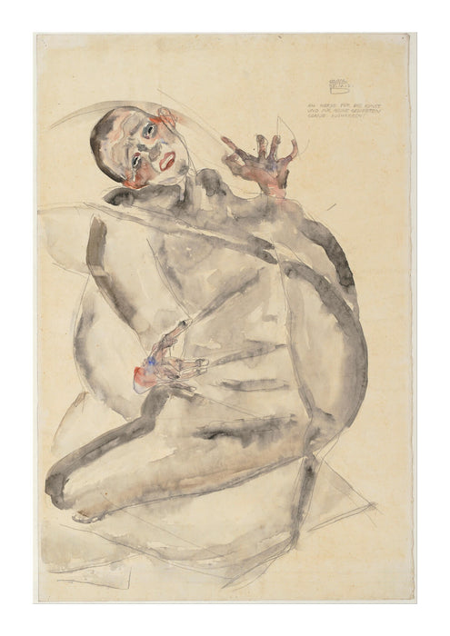 Egon Schiele - I Will Gladly Endure for Art and My Loved Ones