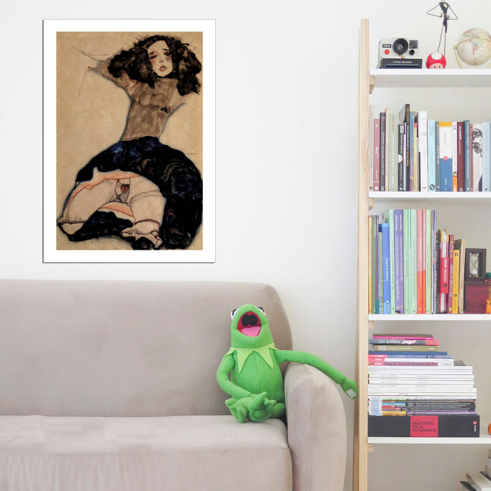Egon Schiele - Jumping Girl