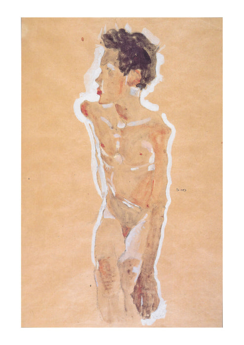 Egon Schiele - Knabenakt - 1910