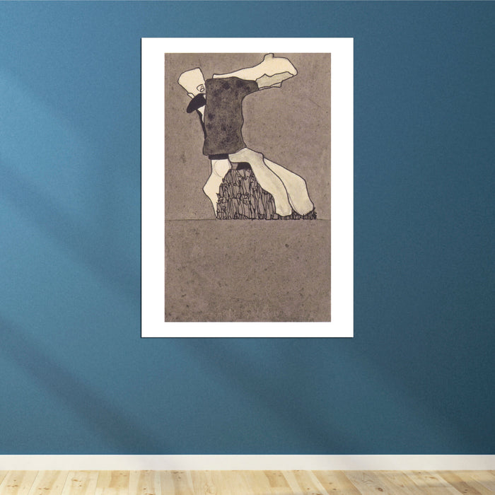 Egon Schiele - Komposition mit zwei Gestalten - ca1909
