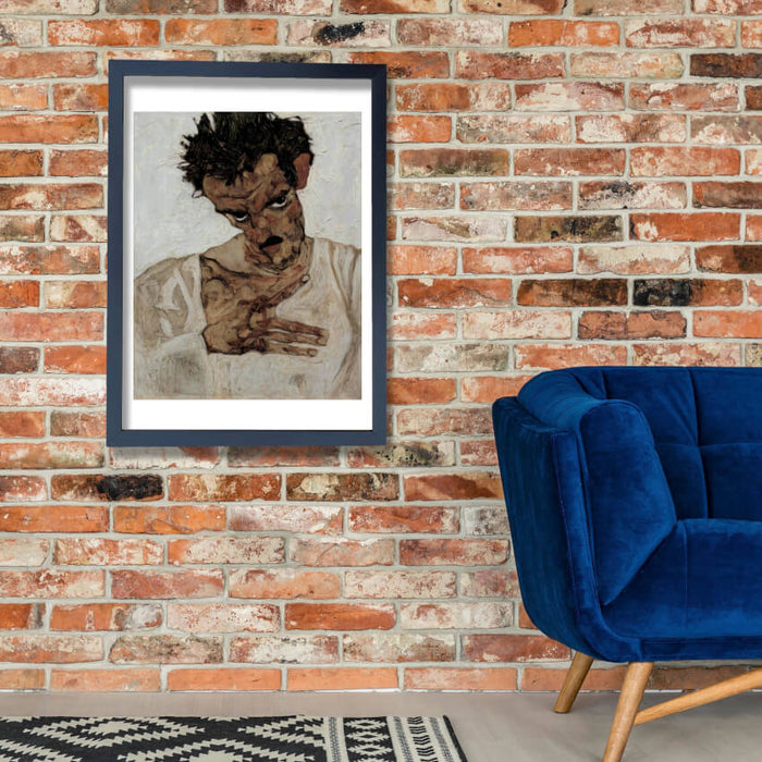 Egon Schiele - Learing Man