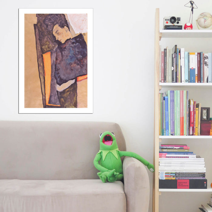 Egon Schiele - Man Leaning over