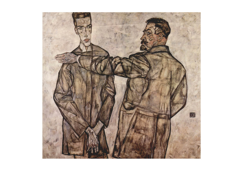 Egon Schiele - Men in Jackets