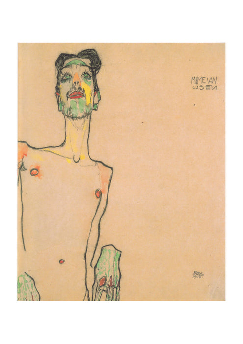Egon Schiele - Mime van Osen - 1910
