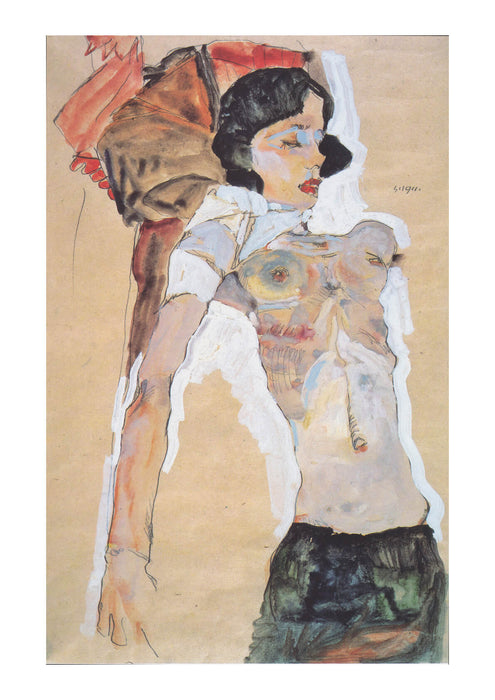 Egon Schiele - Nude Woman