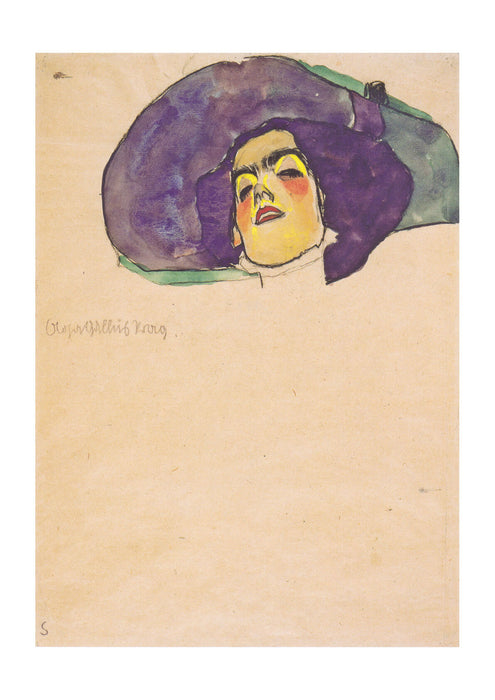 Egon Schiele - Olga Gallus Prag - 1910