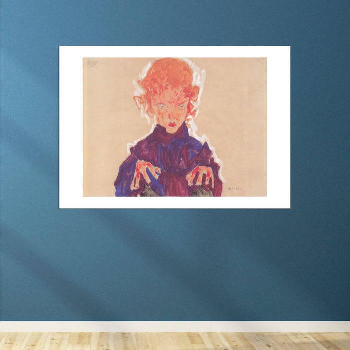 Egon Schiele - Orange Haired Child