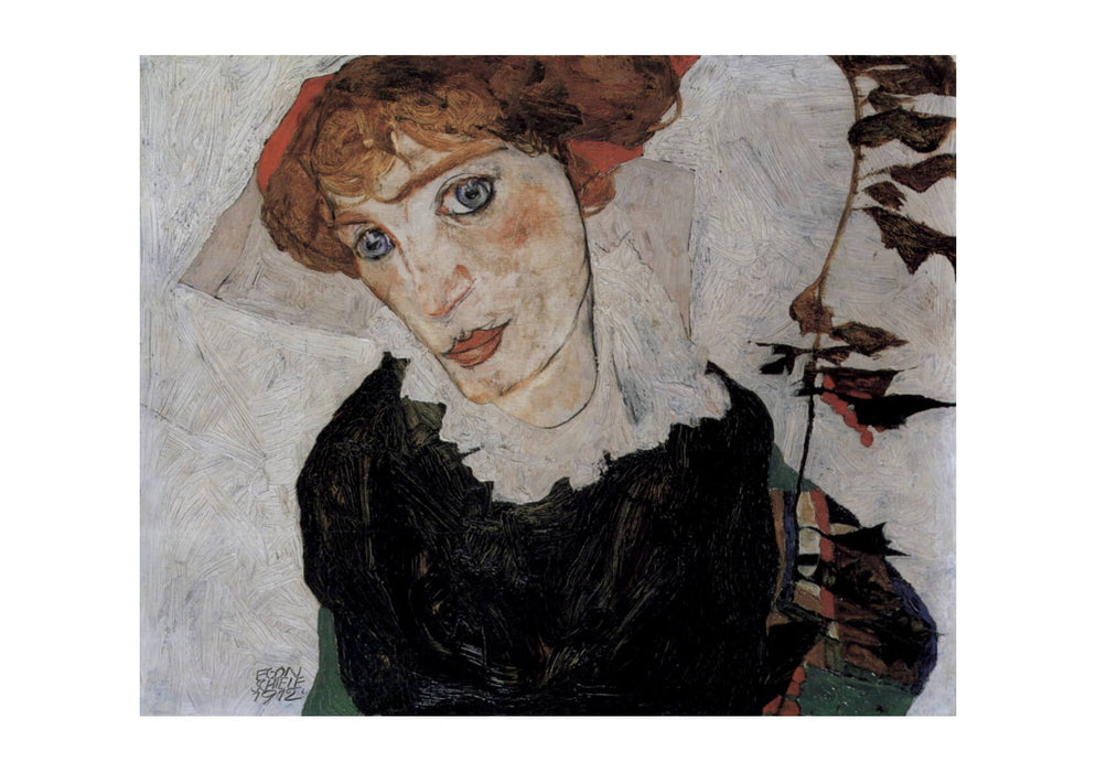 Egon Schiele - Portrait Close