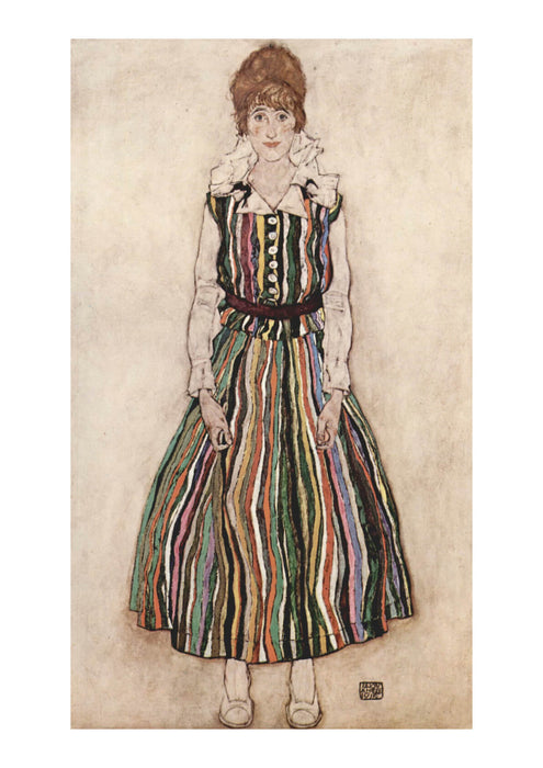 Egon Schiele - Portrait in Colours