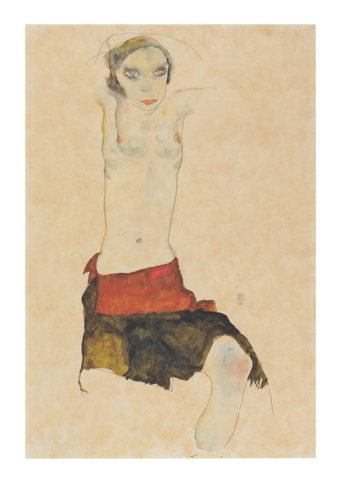 Egon Schiele - Portrait of a Human
