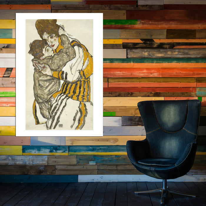 Egon Schiele - Schiele's Wife with Her Little Nephew