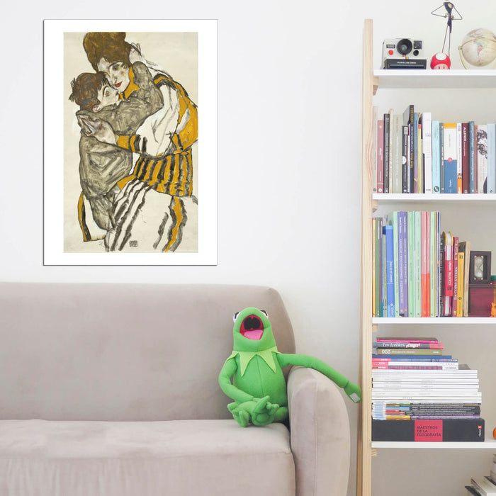 Egon Schiele - Schiele's Wife with Her Little Nephew