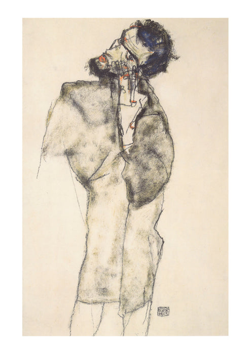 Egon Schiele - Selbstals Asket - 1913