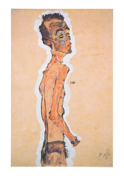 Egon Schiele - Selbstildnis -1910