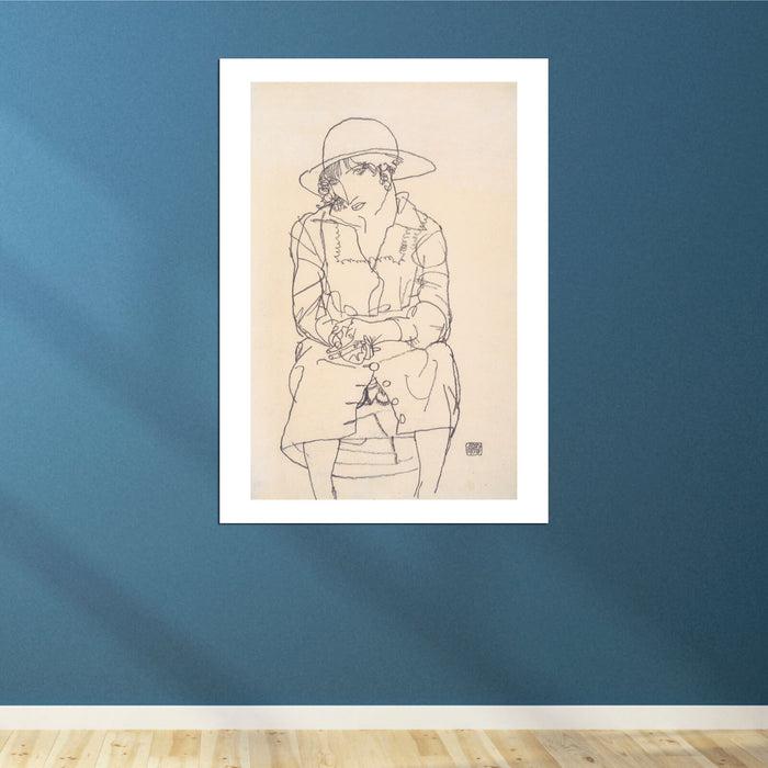 Egon Schiele - Sketch of Form