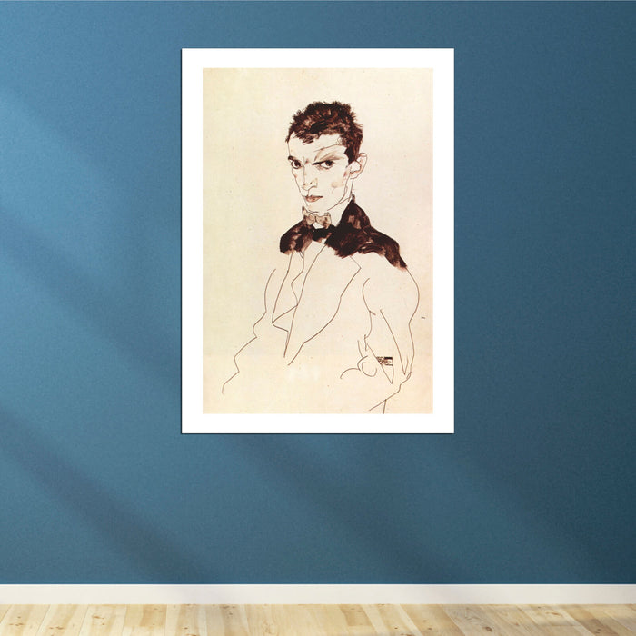 Egon Schiele - Sketch of Man