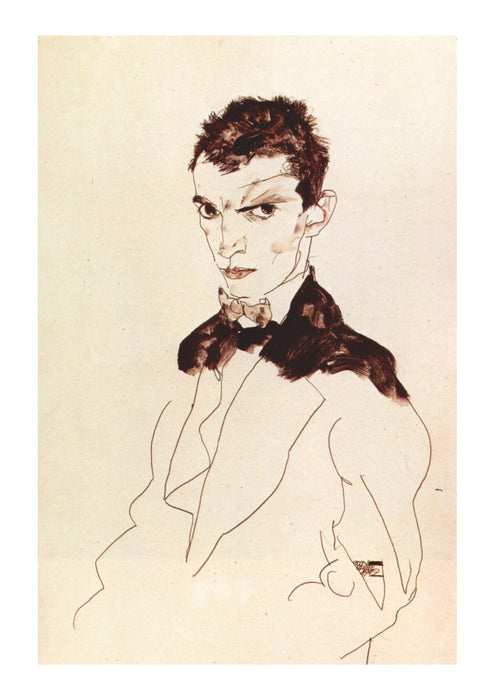 Egon Schiele - Sketch of Man