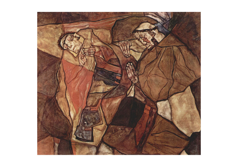 Egon Schiele - Sleeping