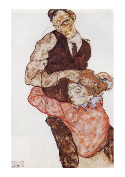 Egon Schiele - The Couple