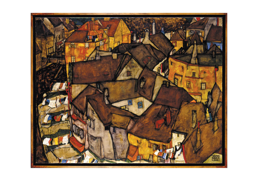 Egon Schiele - The Small City
