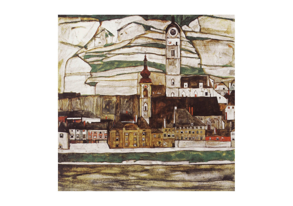 Egon Schiele - The Village
