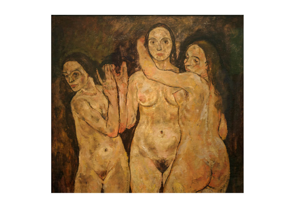 Egon Schiele - Three Standing Women