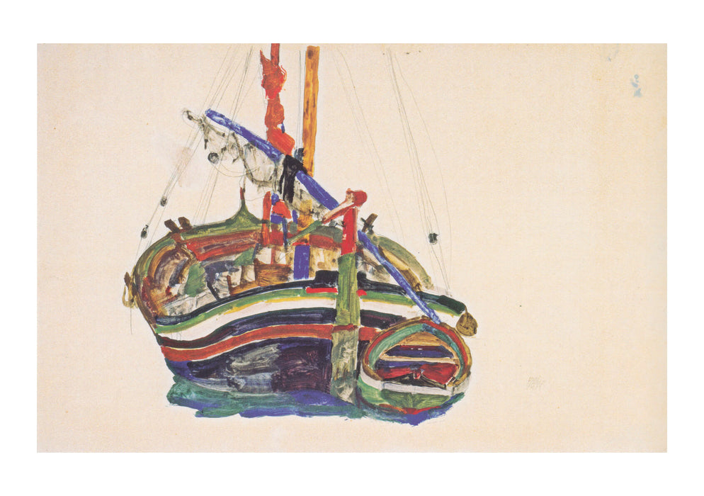 Egon Schiele - Triestiner Fischerboot - 1912