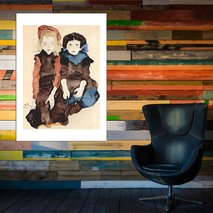 Egon Schiele - Two Girls