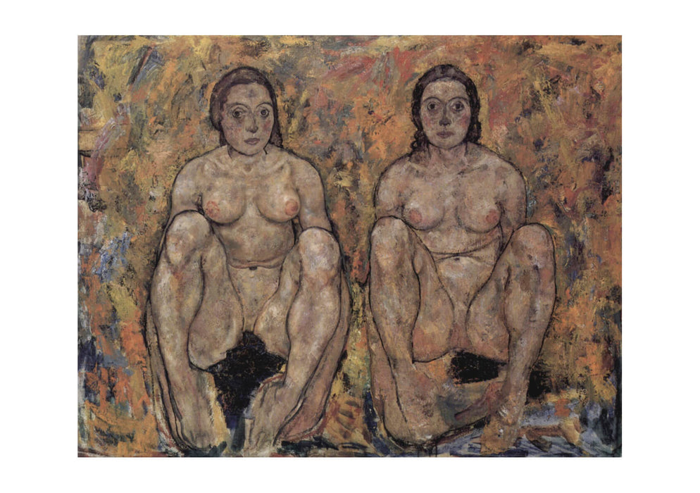 Egon Schiele - Two Sitting WOmen