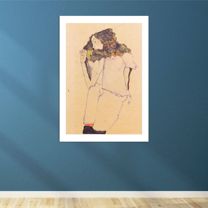 Egon Schiele - Woman Looking Right