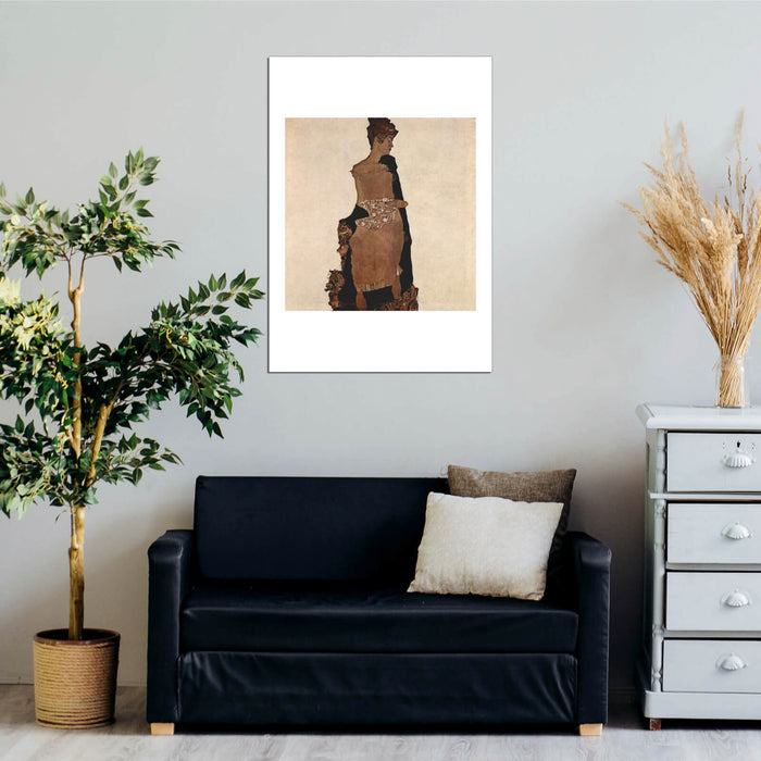 Egon Schiele - Woman Looking Over Shoulder