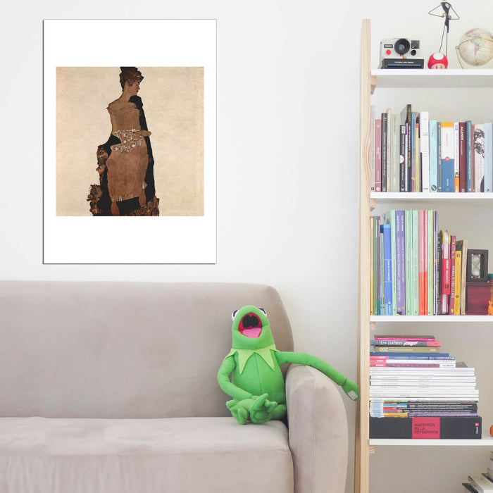 Egon Schiele - Woman Looking Over Shoulder