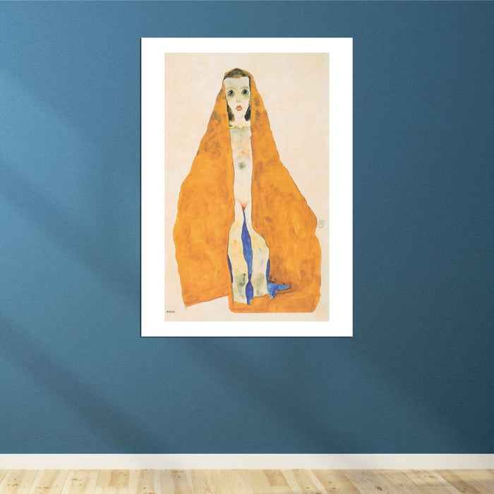 Egon Schiele - Yellow Robe