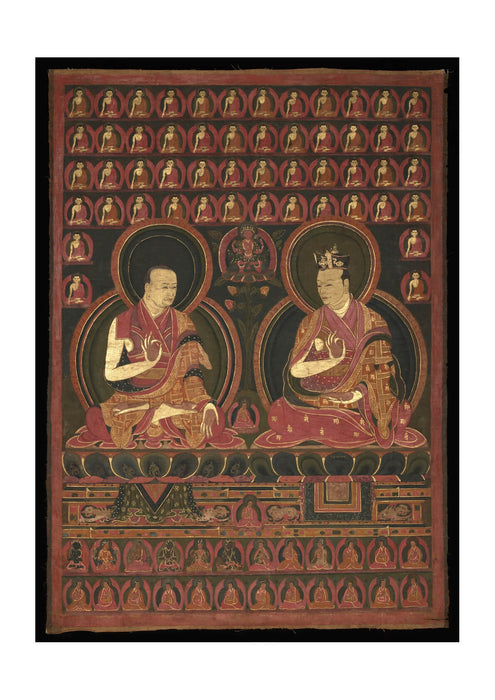 Eighth Karmapa Mikyo Dorje & His Teacher