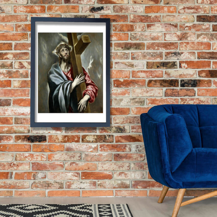 El Greco - Cristo abrazado a la cruz