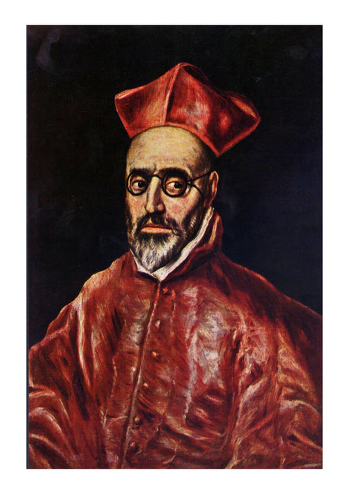 El Greco - Portrait in red