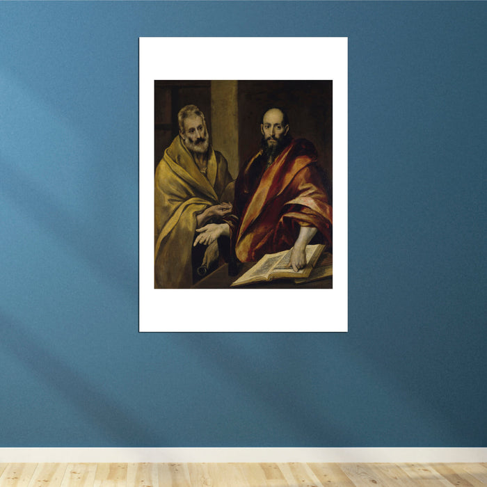 El Greco - Robed men Look over Text