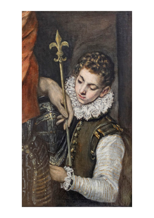 El Greco - Saint Louis roi de France et un