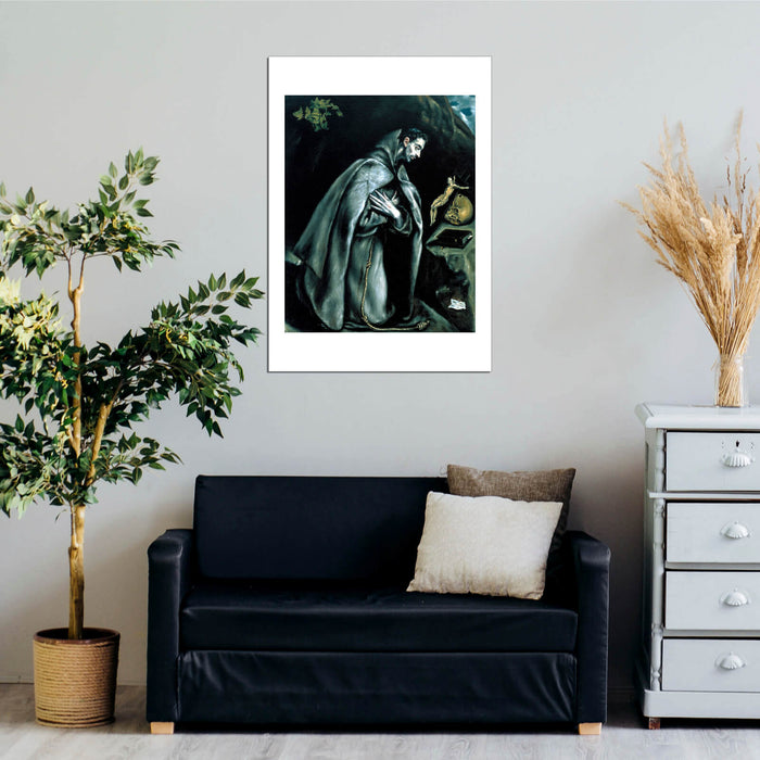 El Greco - St Francis in Prayer before the Crucifix