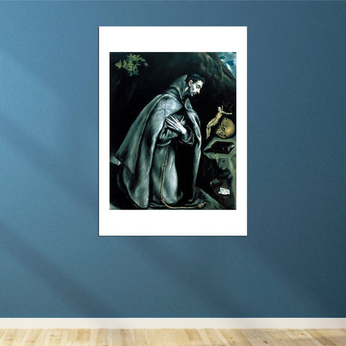 El Greco - St Francis in Prayer before the Crucifix