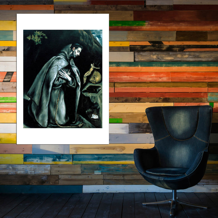 El Greco - St Francis in Prayer before the Crucifix