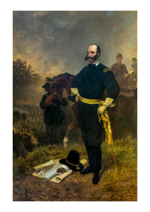 Emanuel Leutz - General Ambrose Burnside at Antietam