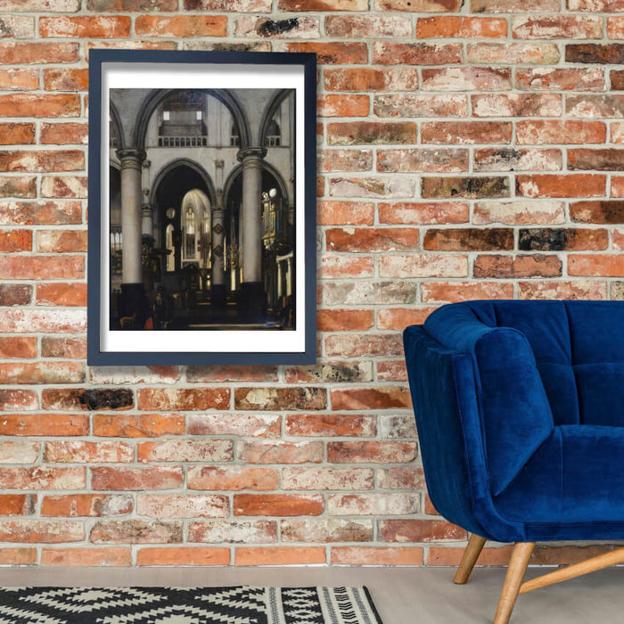 Emanuel de Witte - View of a church Interior